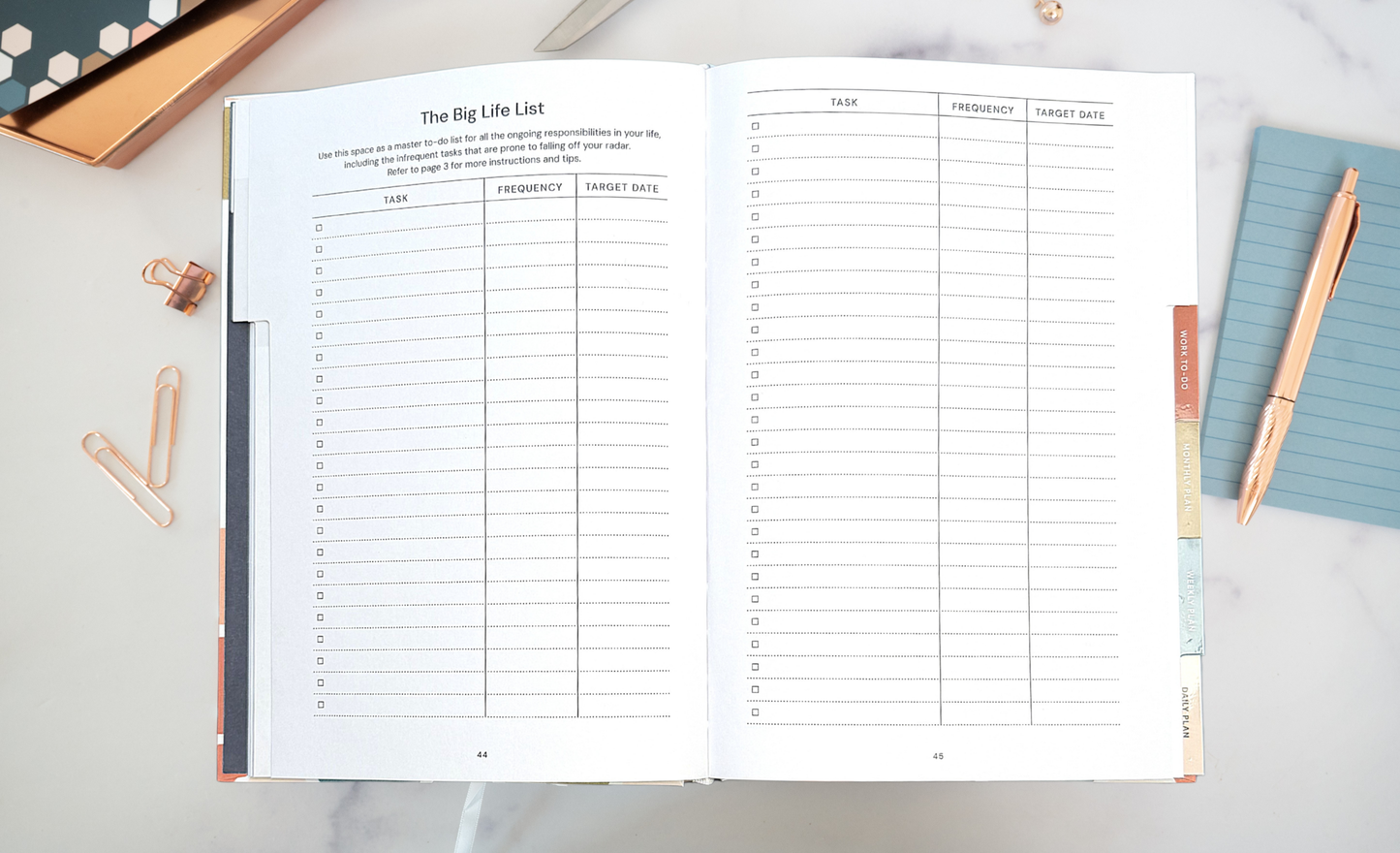 The Attention Hive Productivity Planner